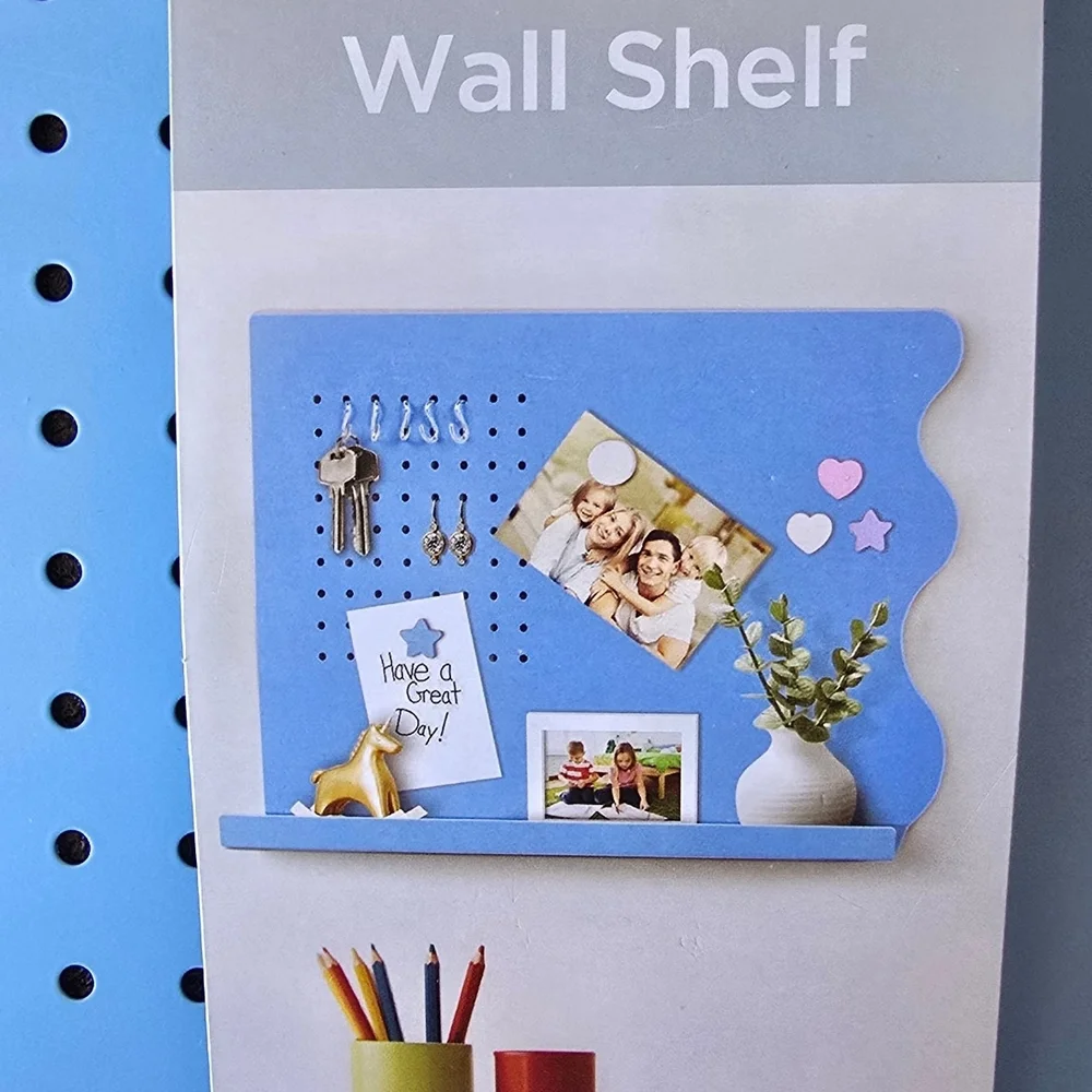 Trueliving Blue Wall Shelf